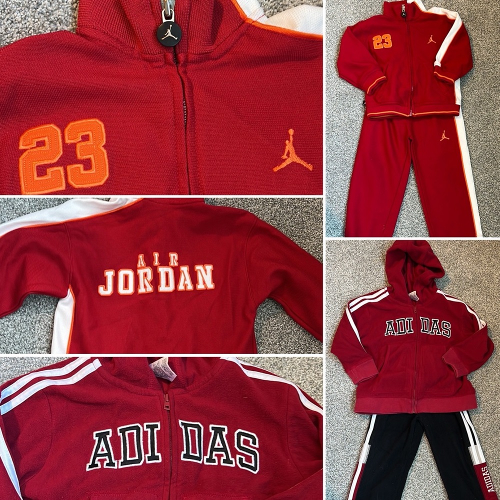 Air Jordan & Adidas warm up bundle!